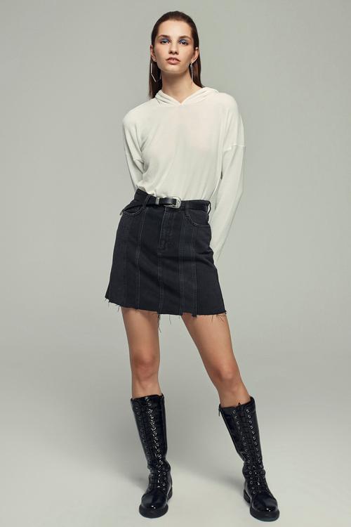  KAPÜŞONLU İNCE SWEATSHIRT