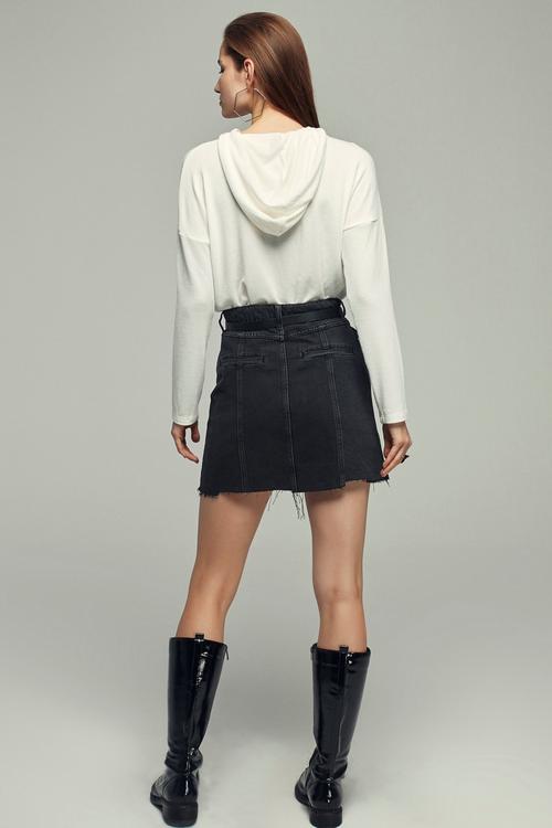  KAPÜŞONLU İNCE SWEATSHIRT