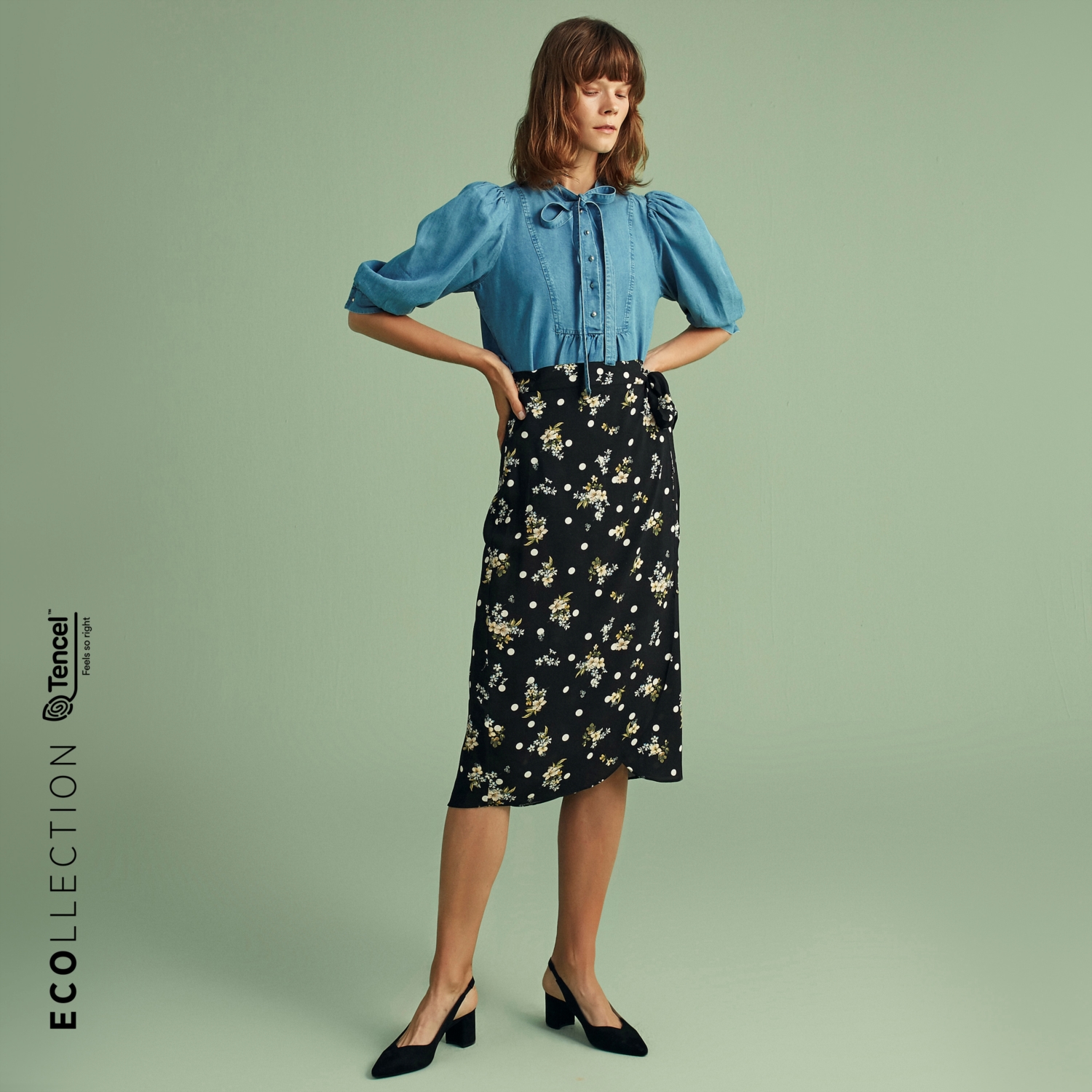 TENCEL TM DENIM GÖMLEK