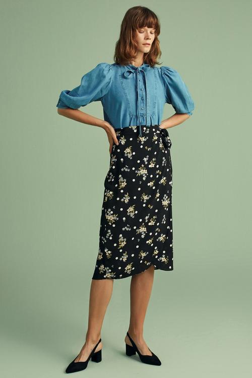  TENCEL TM DENIM GÖMLEK