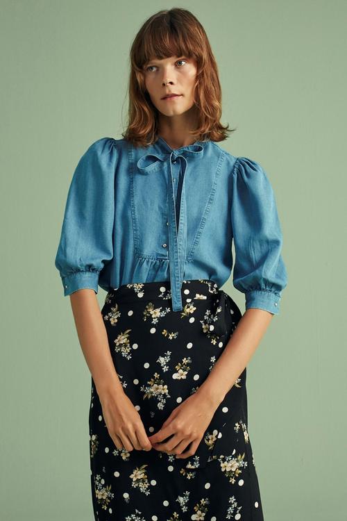  TENCEL TM DENIM GÖMLEK