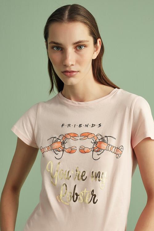  FRIENDS BASKILI LİSANSLI T-SHIRT