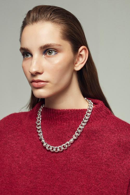  DİK YAKA YARIM KOL TRİKO KAZAK