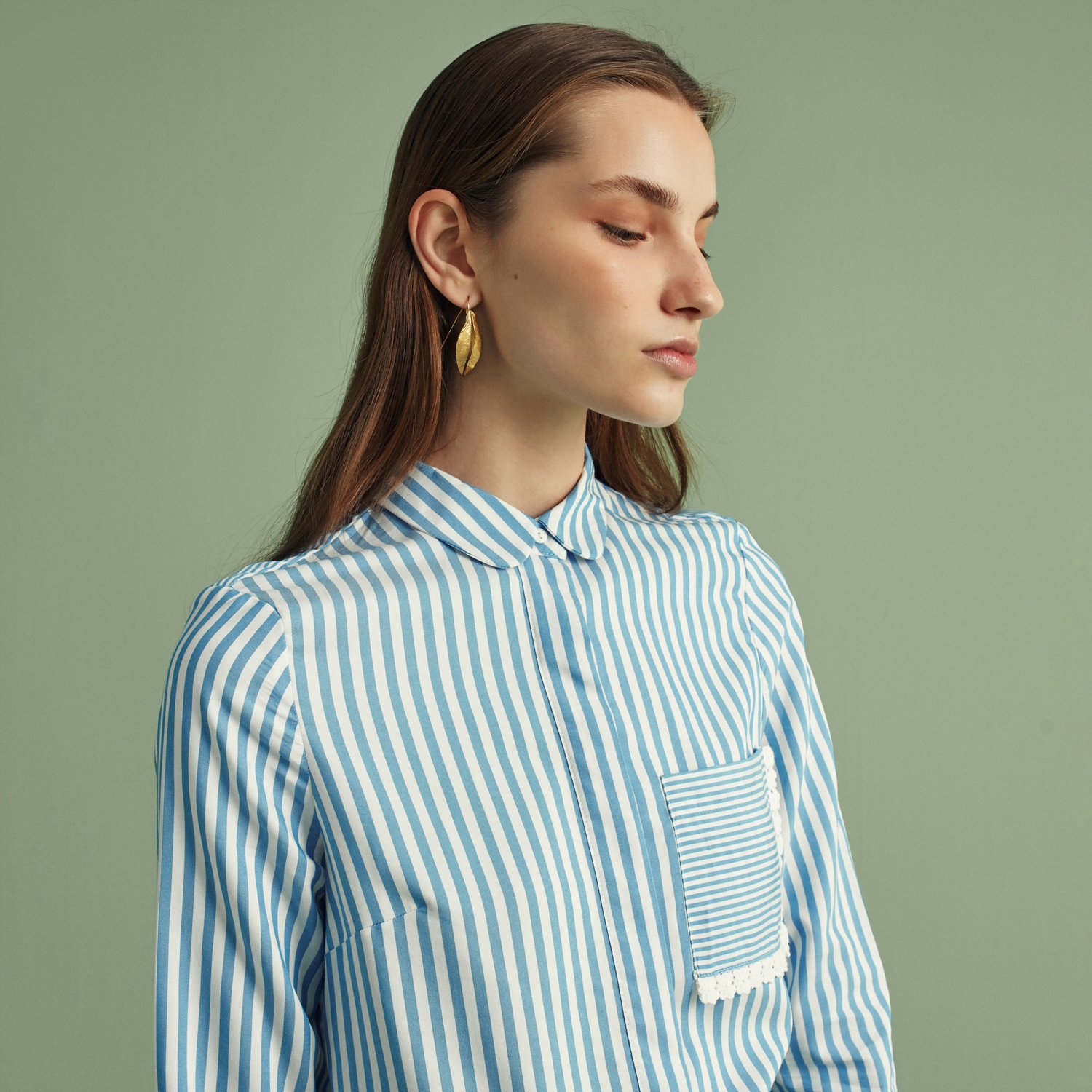 REGULAR KESİM PİLELİ GÖMLEK