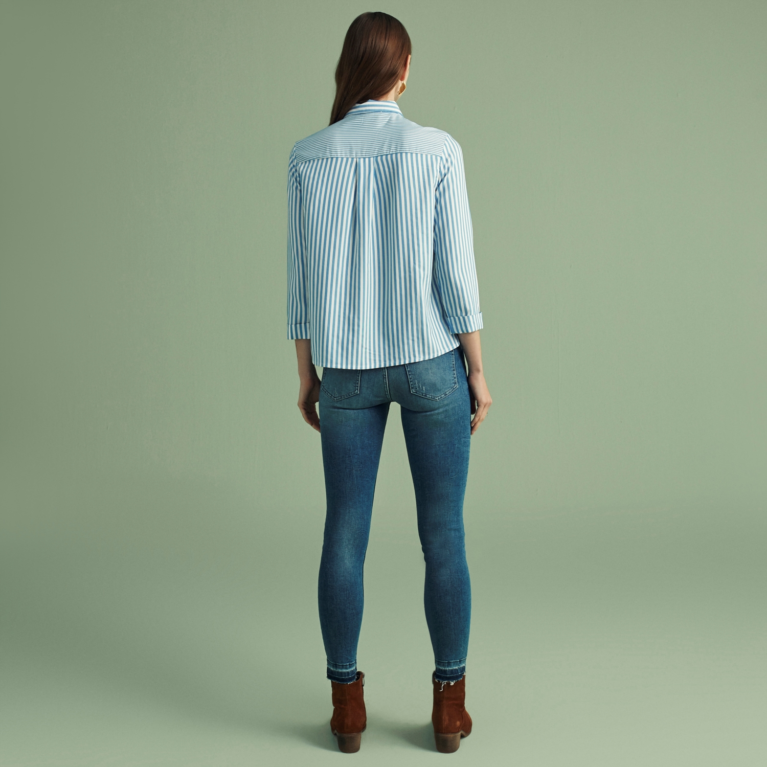 REGULAR KESİM PİLELİ GÖMLEK