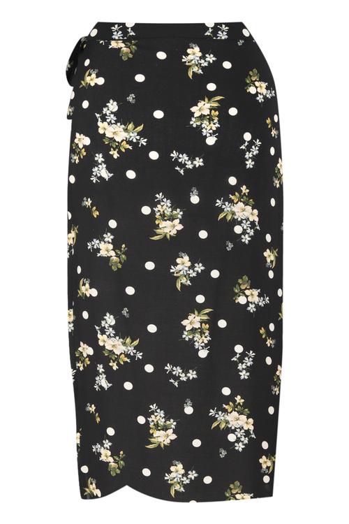  ÇİÇEKLİ MİDİ ETEK