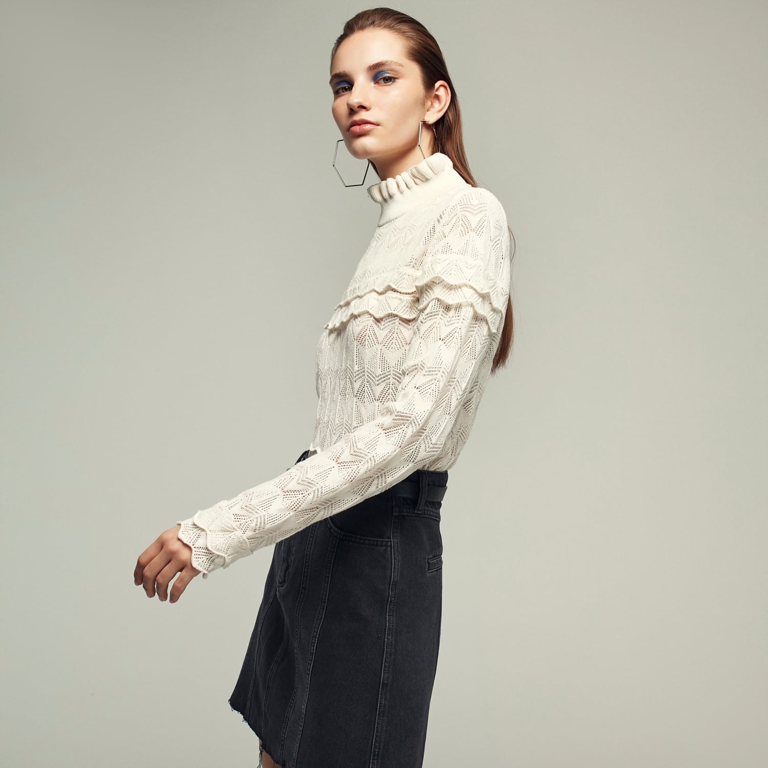 İNCE PAMUKLU TRİKO KAZAK