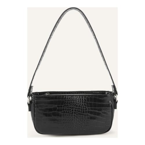  DERİ GÖRÜNÜMLÜ BAGUETTE ÇANTA