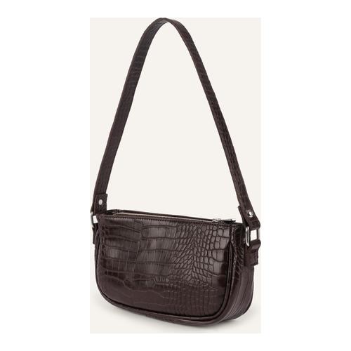  DERİ GÖRÜNÜMLÜ BAGUETTE ÇANTA