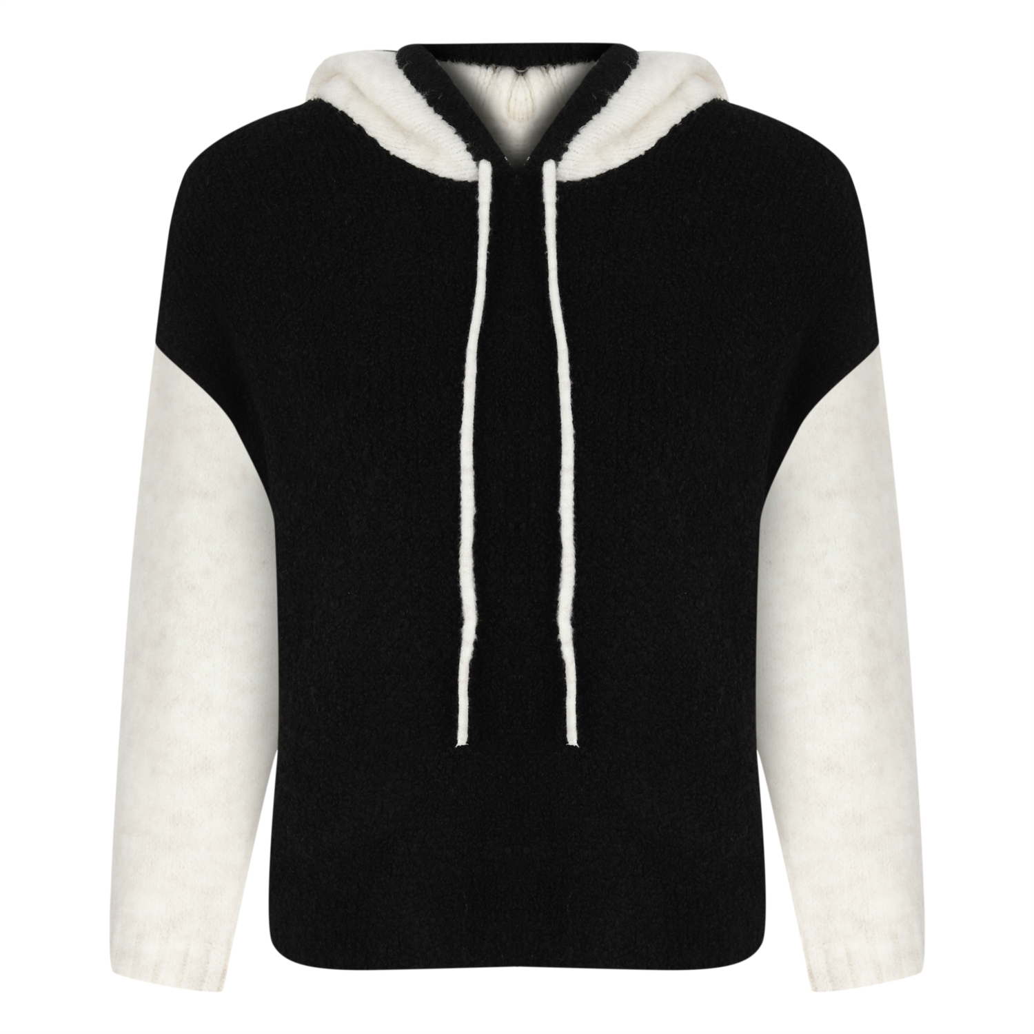 KAPÜŞONLU PELUŞ KAZAK