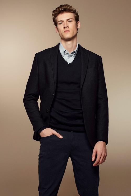  SLIM FIT YÜNLÜ BLAZER CEKET