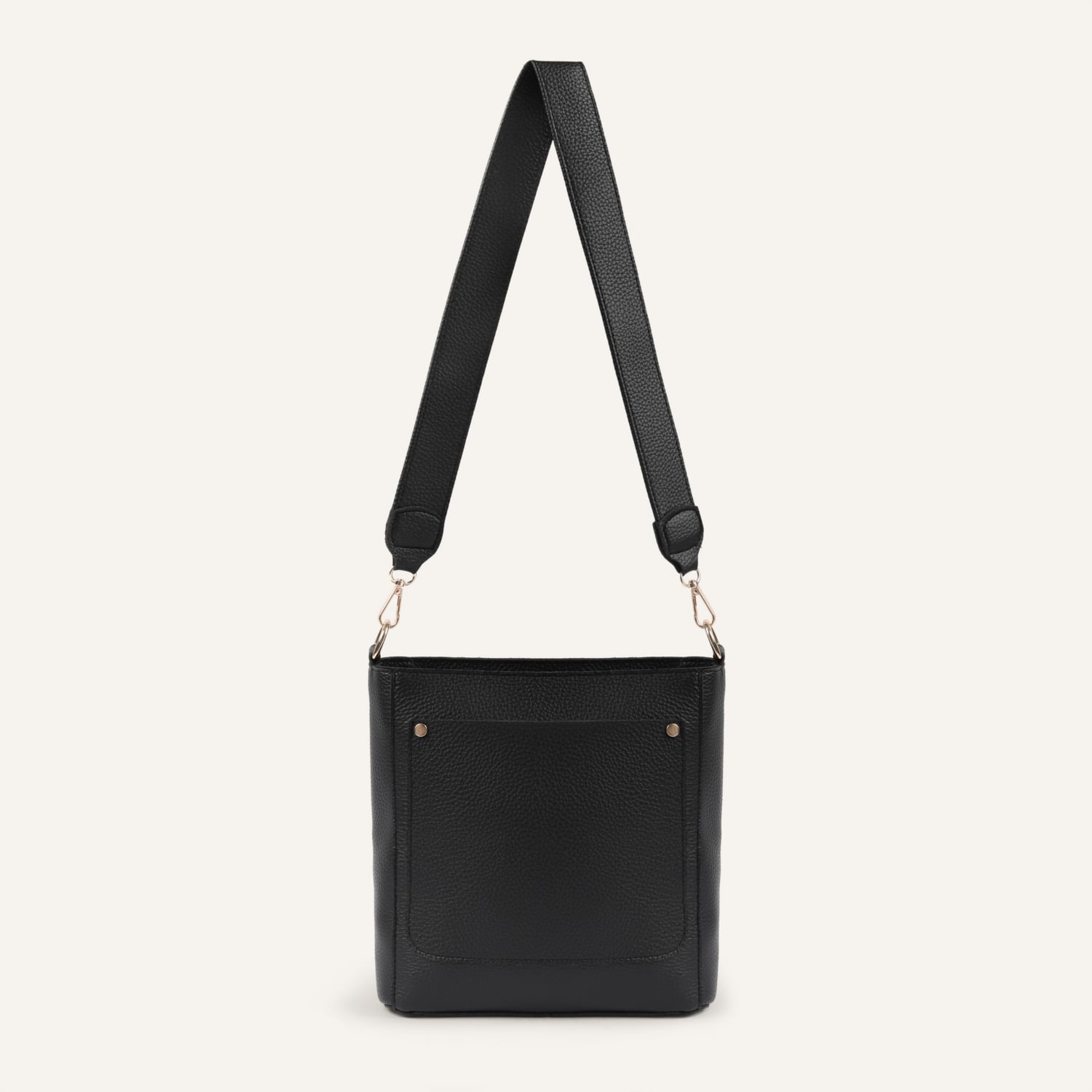 DERİ GÖRÜNÜMLÜ ÇAPRAZ ASKILI OMUZ ÇANTASI