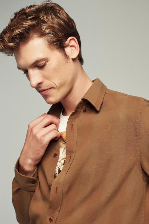  SLIM FIT PAMUK GÖMLEK