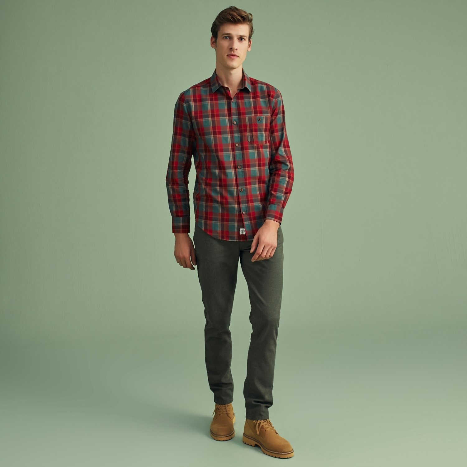 SLIM FIT PAMUKLU PANTOLON