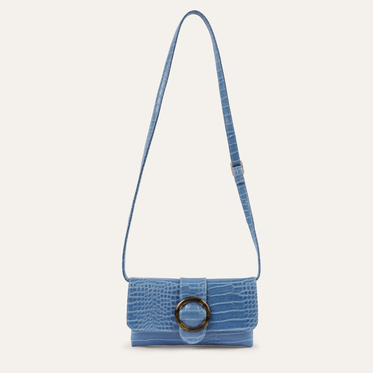 KEMİK TOKALI ÇAPRAZ ASKILI ÇANTA