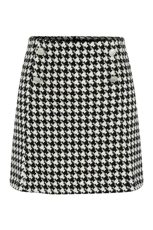  KAZAYAĞI DESENLİ MİNİ ETEK