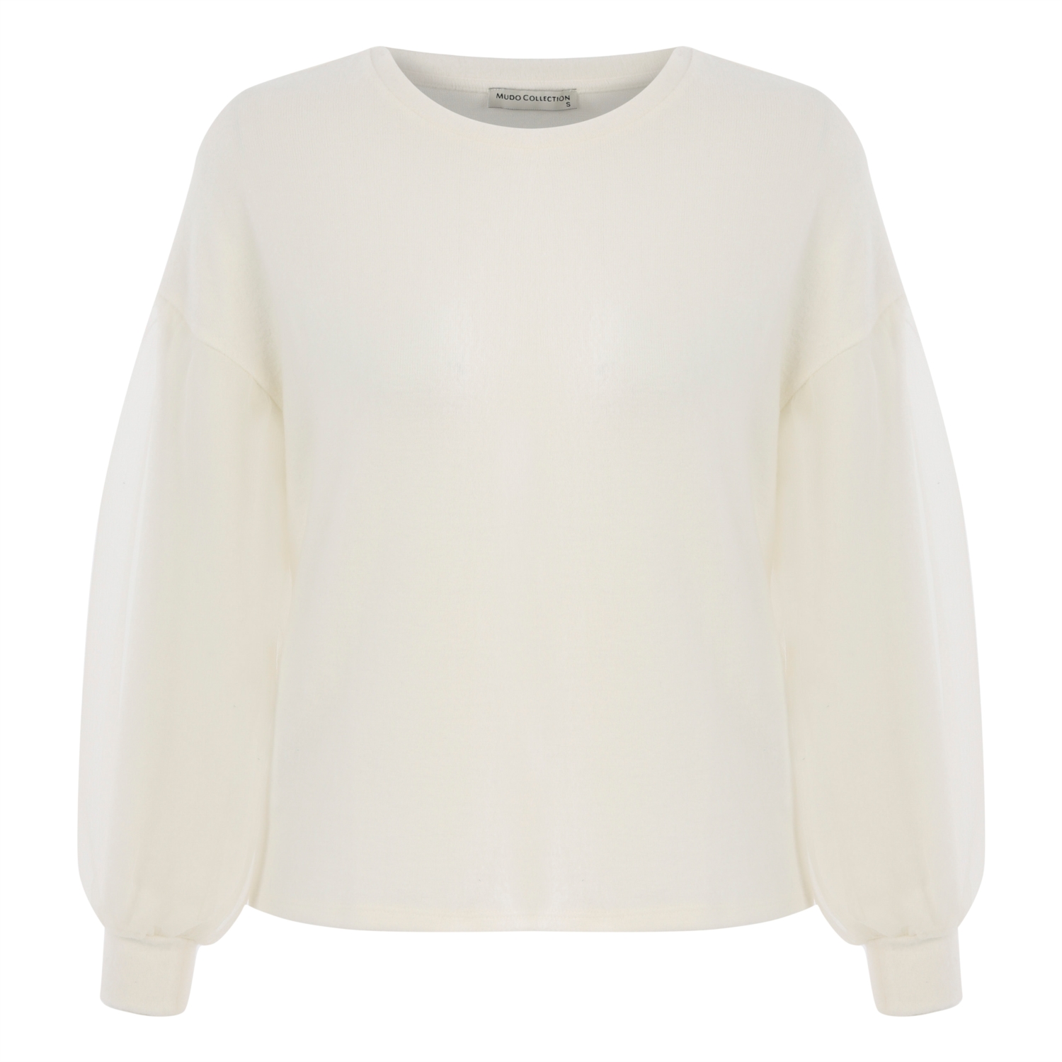 TÜL BALON KOLLU SWEATSHIRT