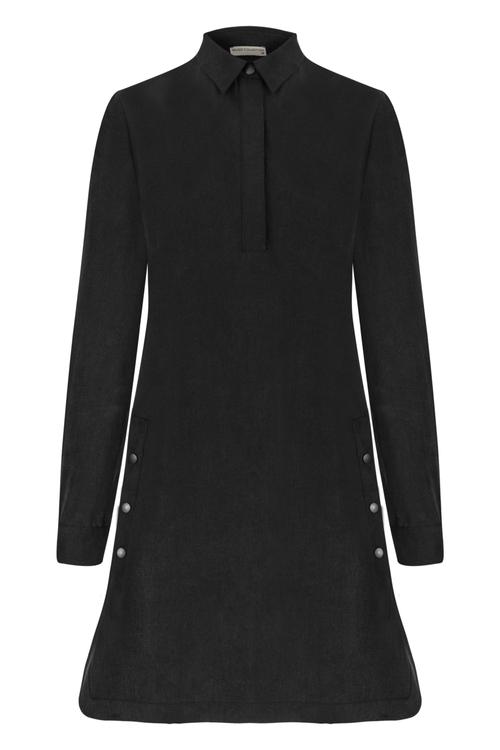  TENCEL TM MİNİ GÖMLEK ELBİSE