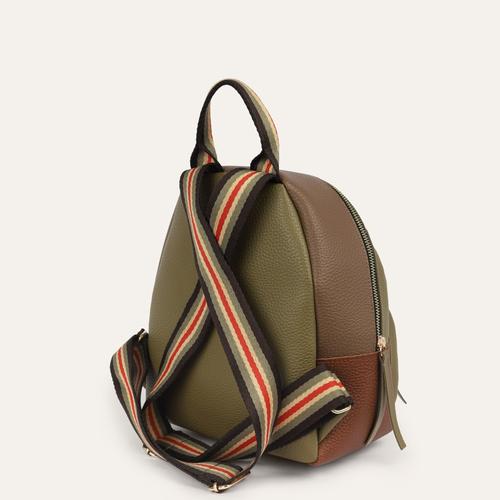  RENKLİ ŞERİT DETAYLI SIRT ÇANTASI