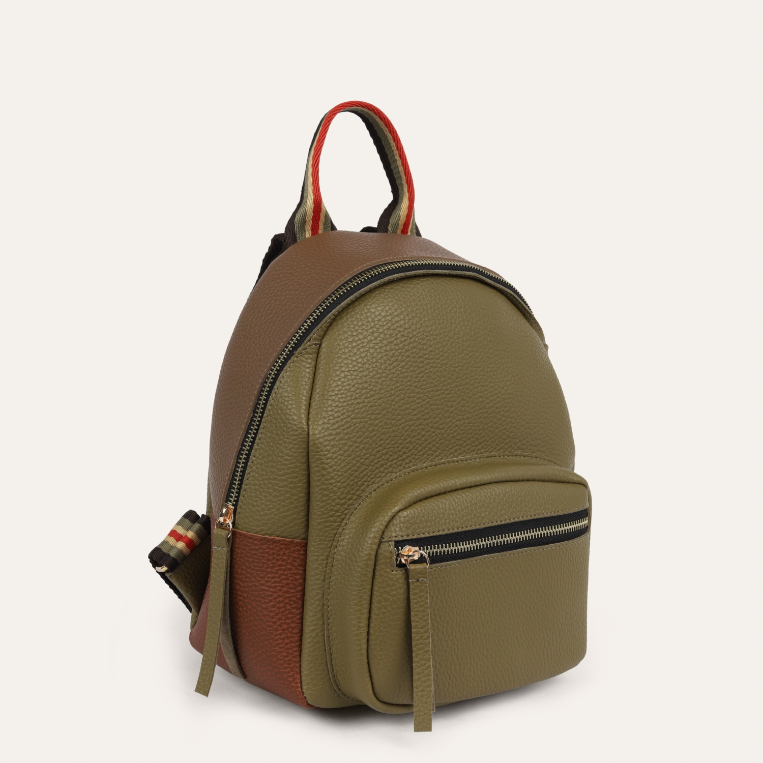 RENKLİ ŞERİT DETAYLI SIRT ÇANTASI