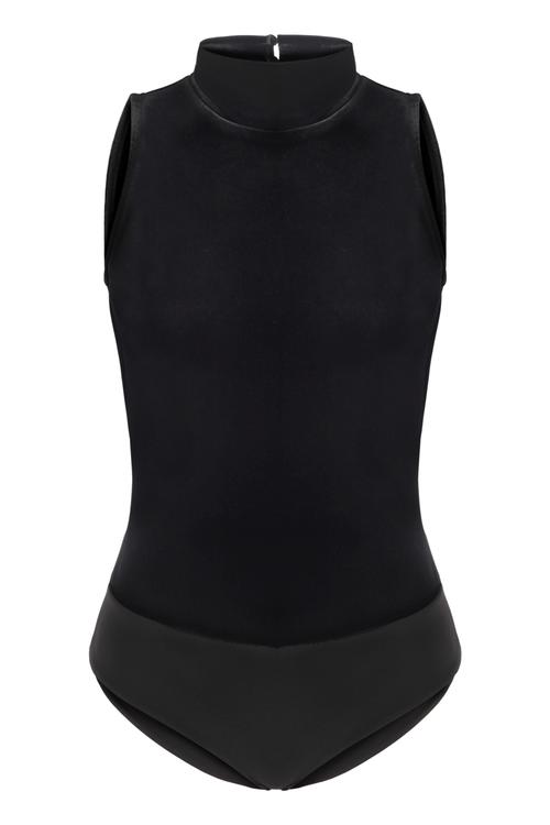  KADİFE DİK YAKA ÇITÇITLI BODY