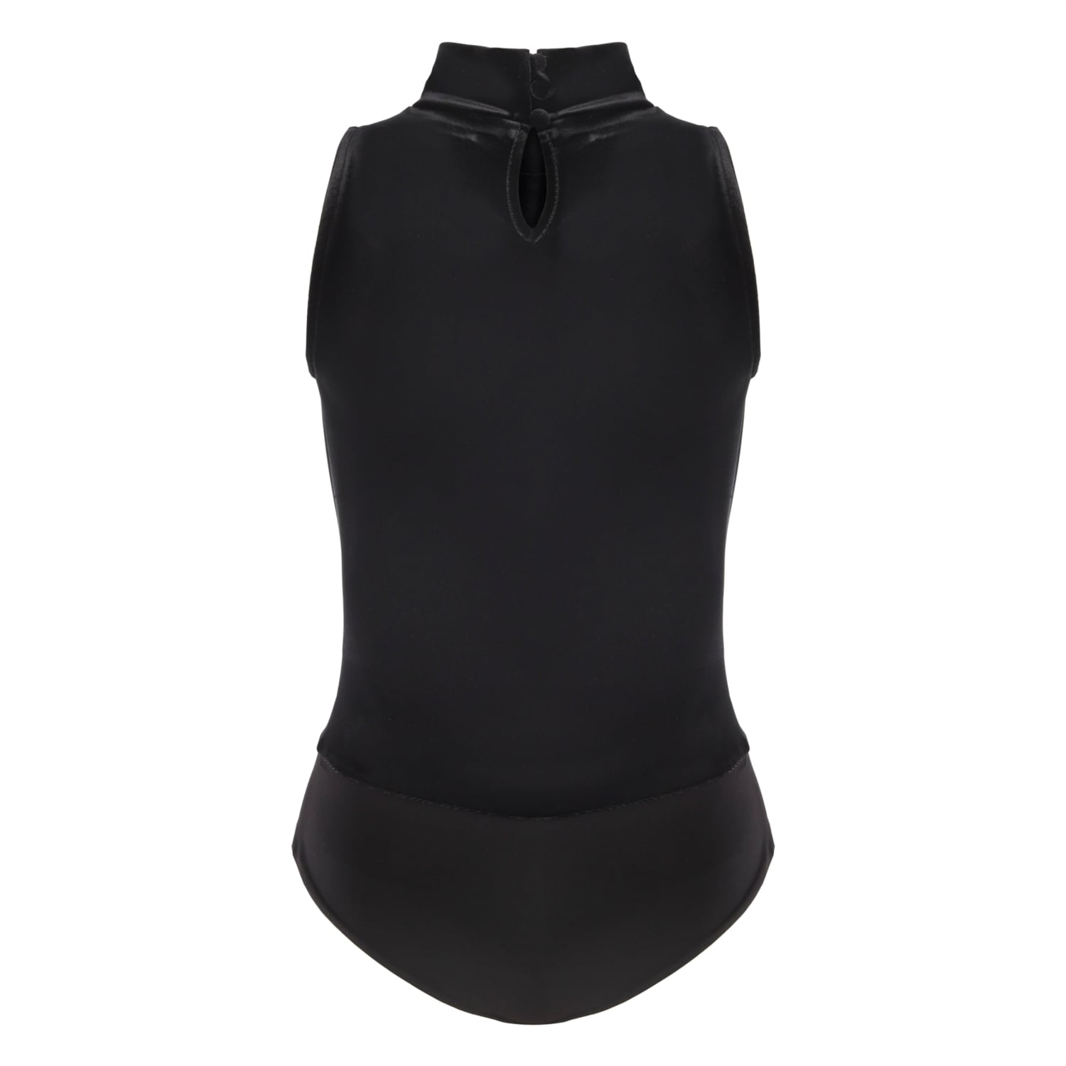 KADİFE DİK YAKA ÇITÇITLI BODY