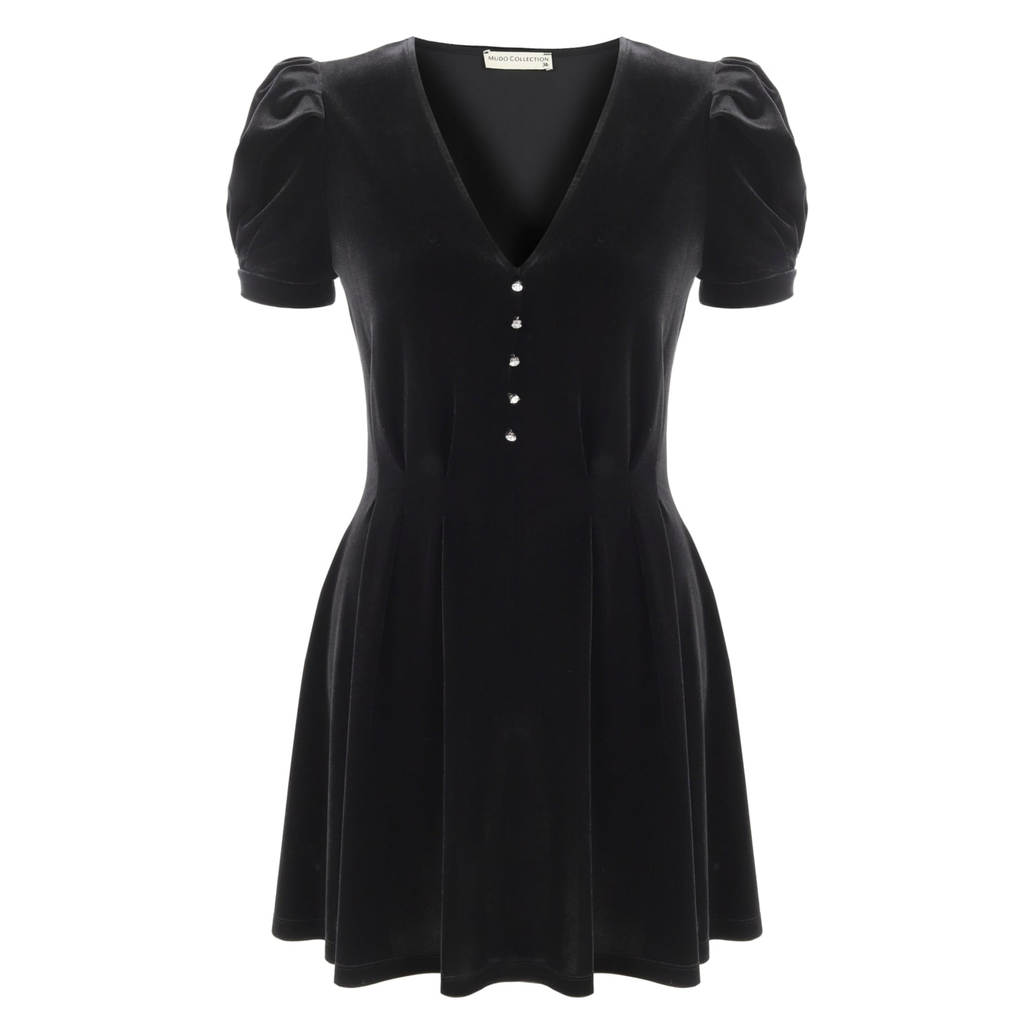 KADİFE MİNİ ELBİSE