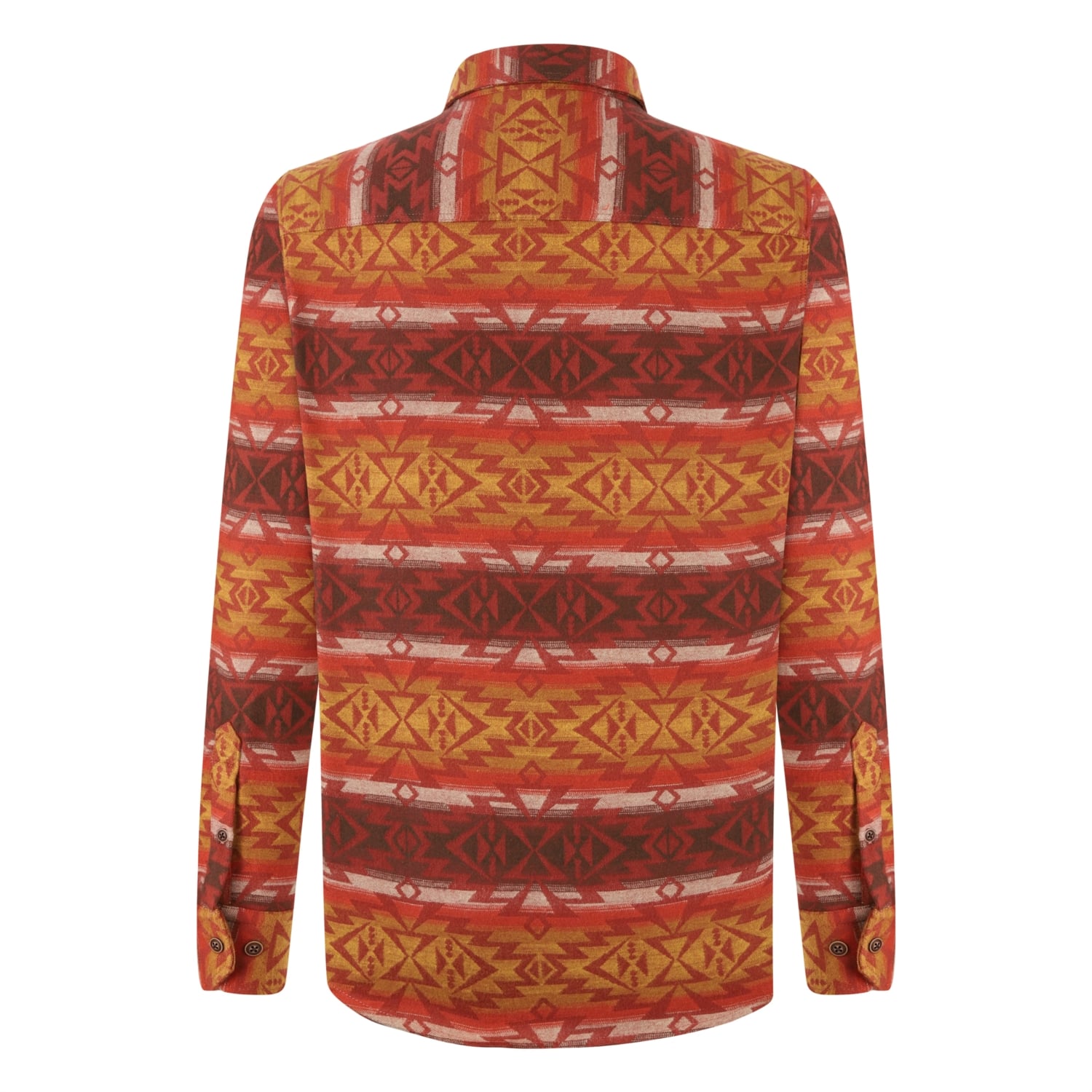 ETNİK DESENLİ PAMUK GÖMLEK
