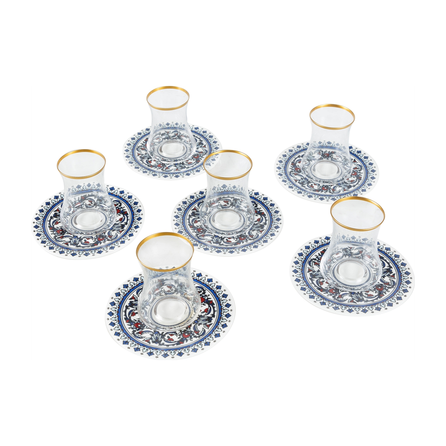 KRISTAL ETNIC ÇAY SETİ