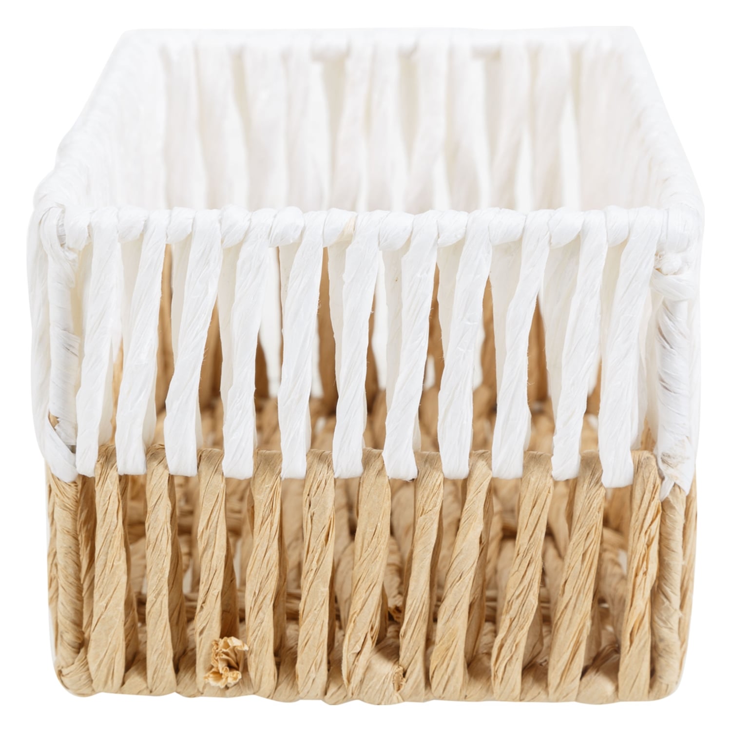 LOIKAV BEJ-BEYAZ DÜZENLEYİCİ SEPET S