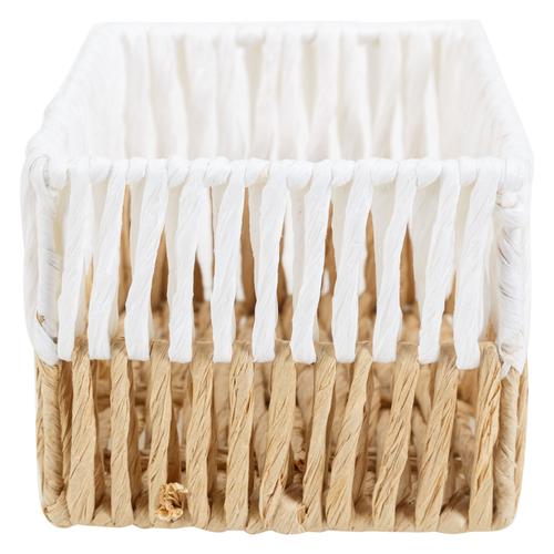  LOIKAV BEJ-BEYAZ DÜZENLEYİCİ SEPET S