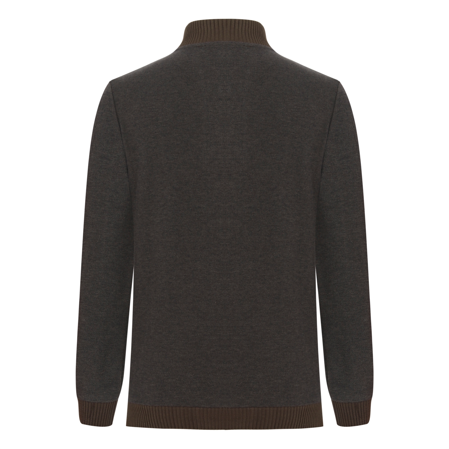 DİK YAKA PAMUKLU SWEATSHIRT