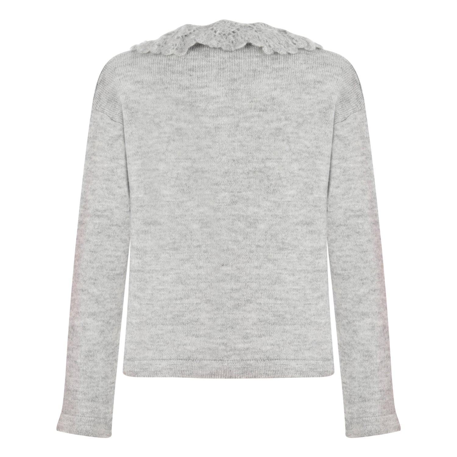 DANTEL YAKA DÜĞMELİ TRİKO HIRKA