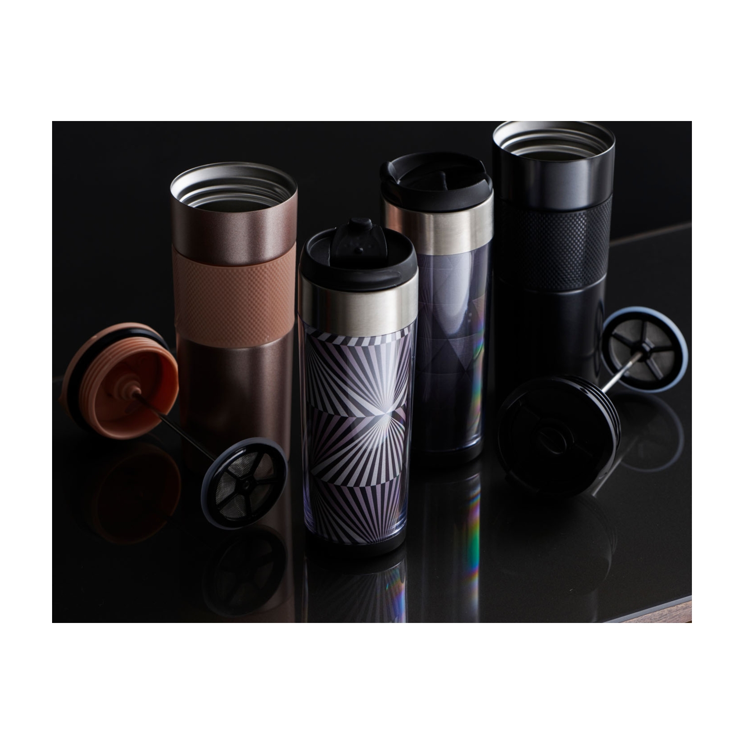 BLACK TERMOS MUG 350 ML