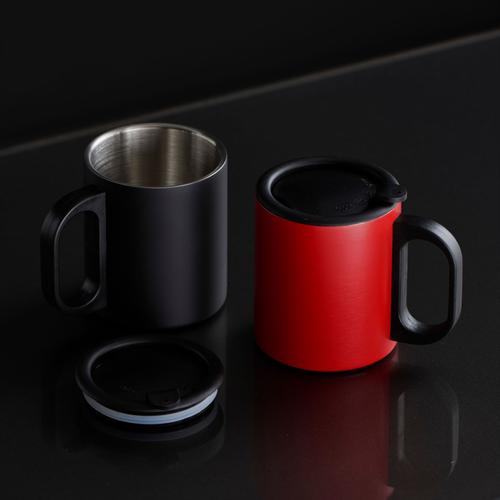  ÇELİK BARDAK 300 ML - SİYAH