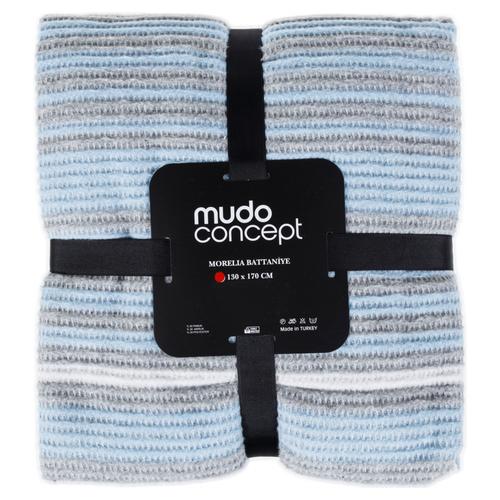  MORELIA DİZ ÜSTÜ BATTANİYE AÇIK MAVİ 130X170