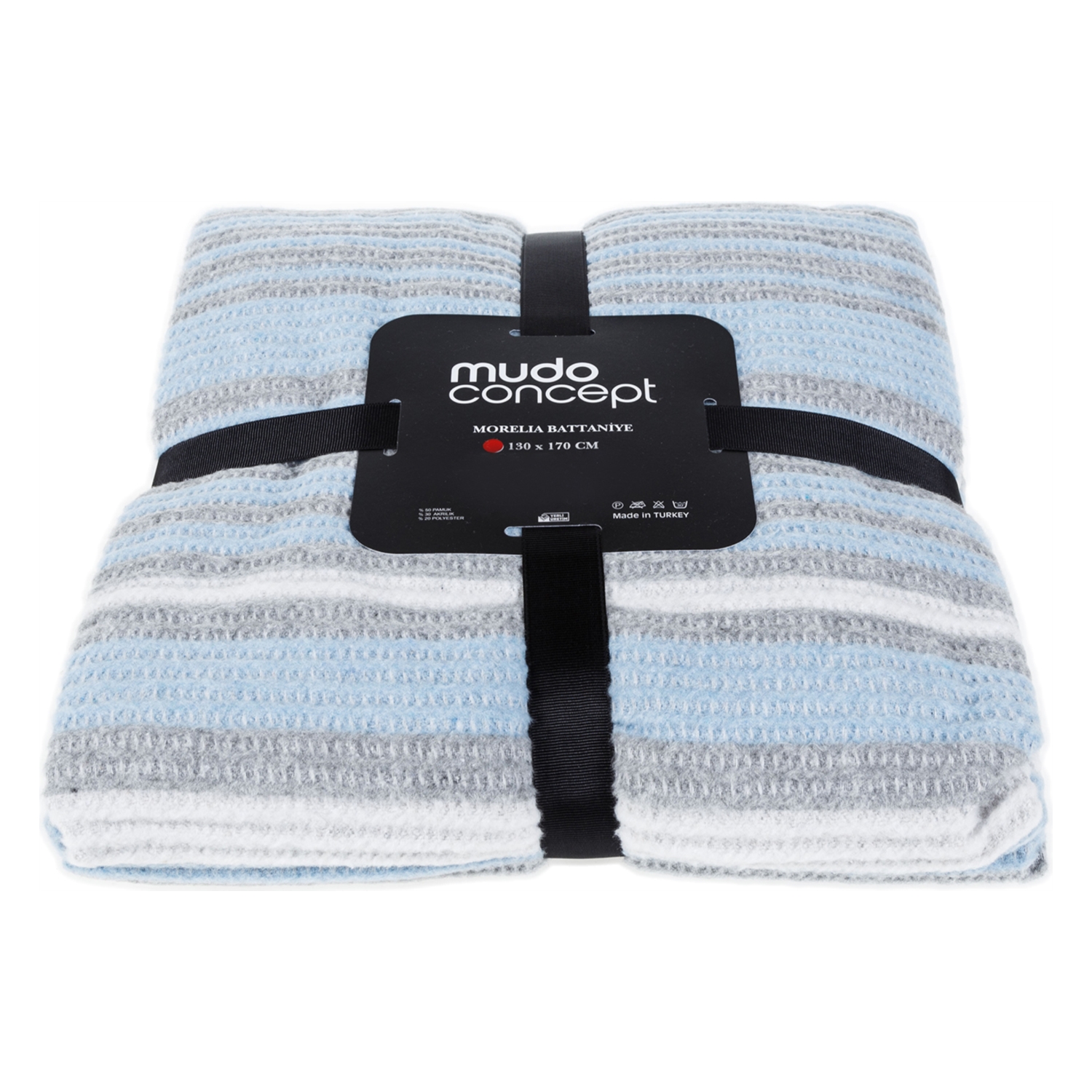 MORELIA DİZ ÜSTÜ BATTANİYE AÇIK MAVİ 130X170