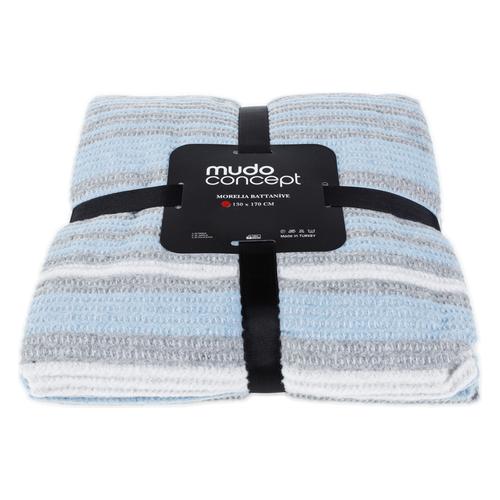  MORELIA DİZ ÜSTÜ BATTANİYE AÇIK MAVİ 130X170