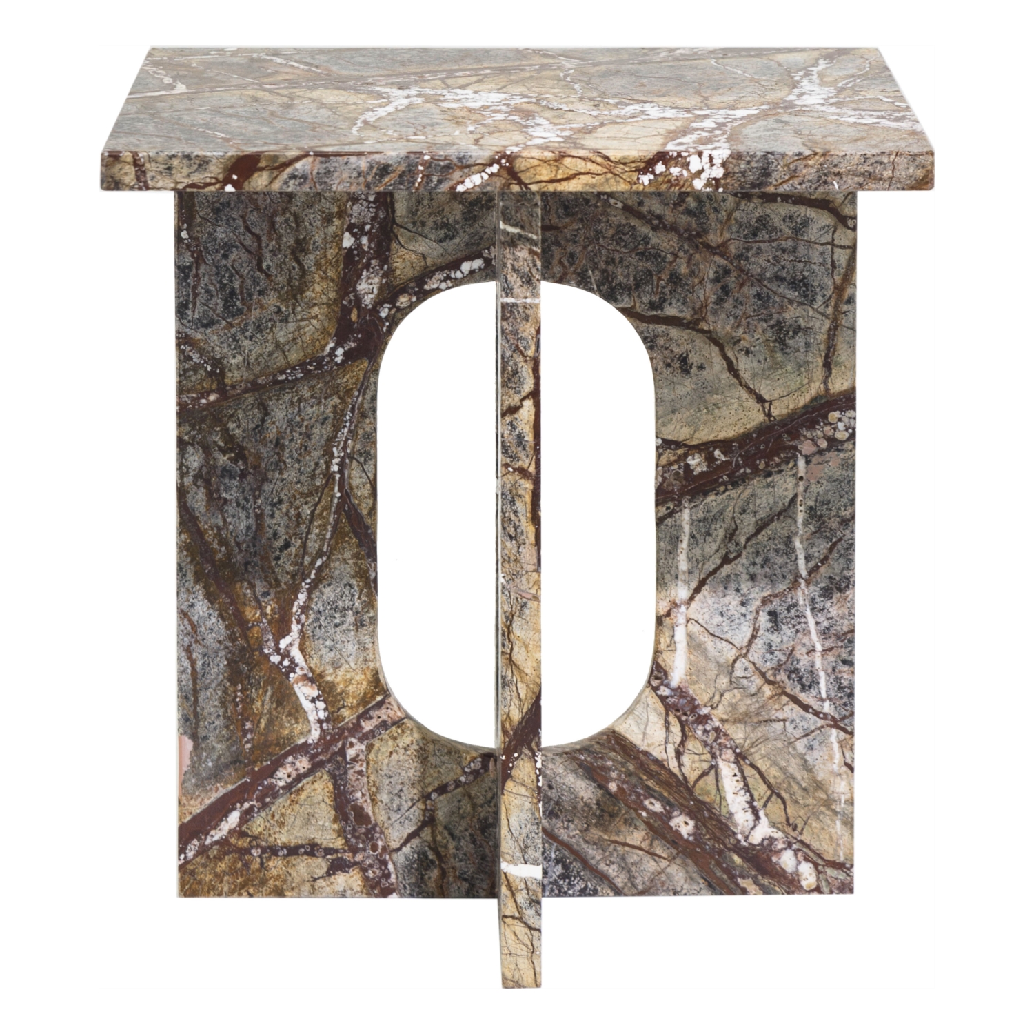 ALL MARBLE 4 AYAKLI RAINFOREST KAHVE SEHPA