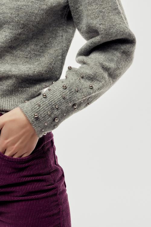  BİSİKLET YAKA İNCİLİ KAZAK