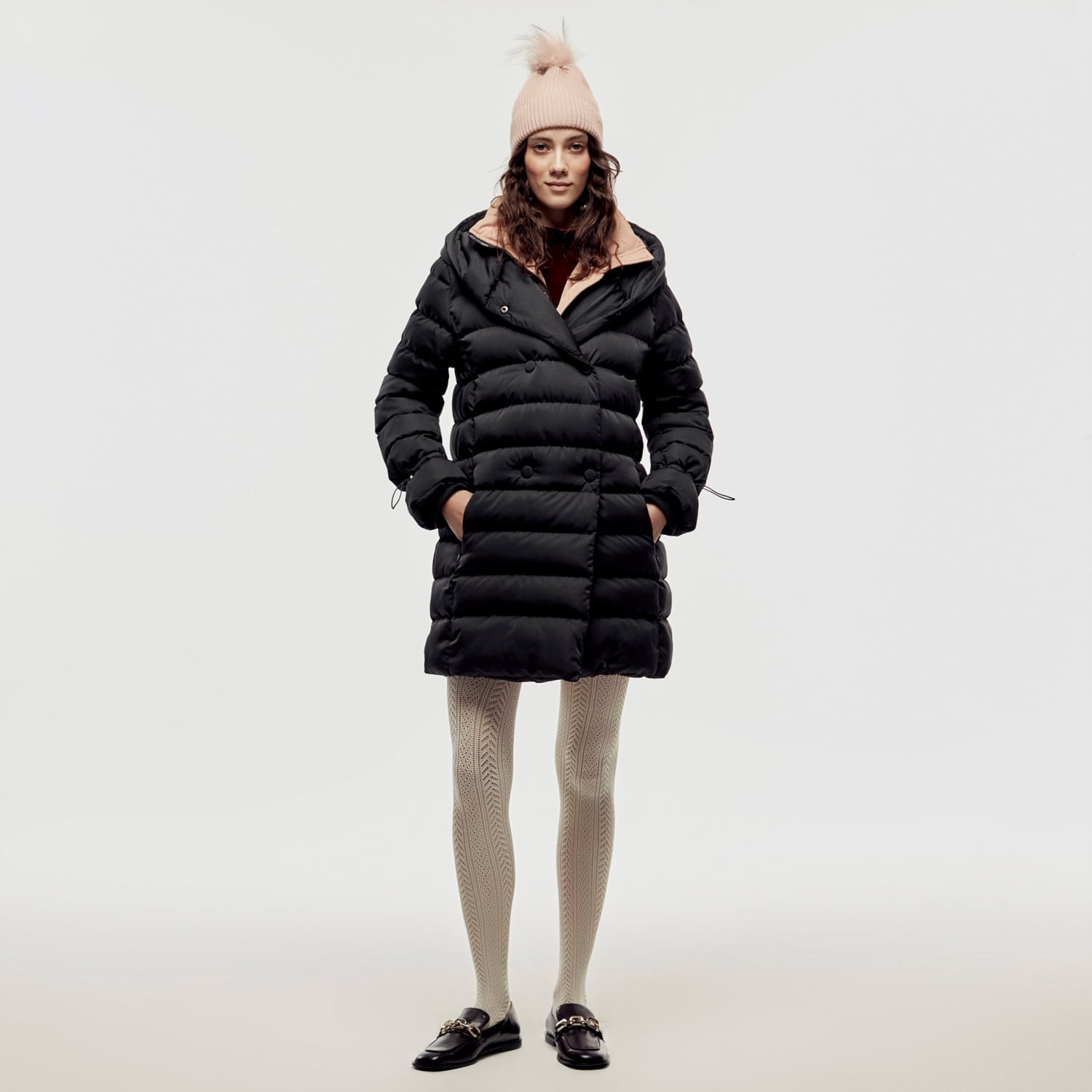 KAPİTONELİ UZUN PUFFER ŞİŞME MONT