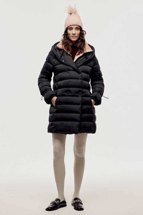  KAPİTONELİ UZUN PUFFER ŞİŞME MONT