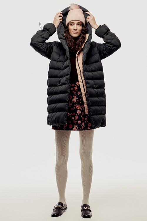  KAPİTONELİ UZUN PUFFER ŞİŞME MONT