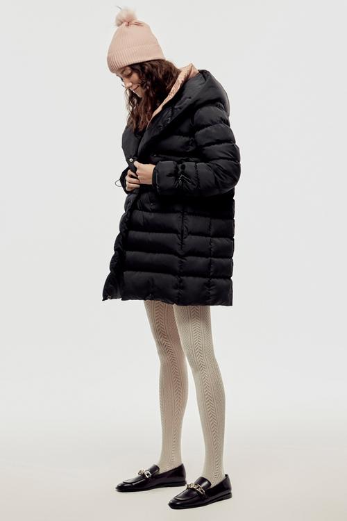  KAPİTONELİ UZUN PUFFER ŞİŞME MONT