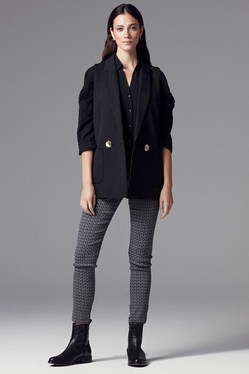  METAL DÜĞMELİ KRUVAZE YAKA YELEK