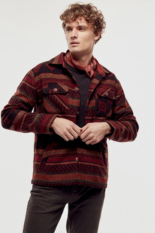  ETNİK DESENLİ CEKET