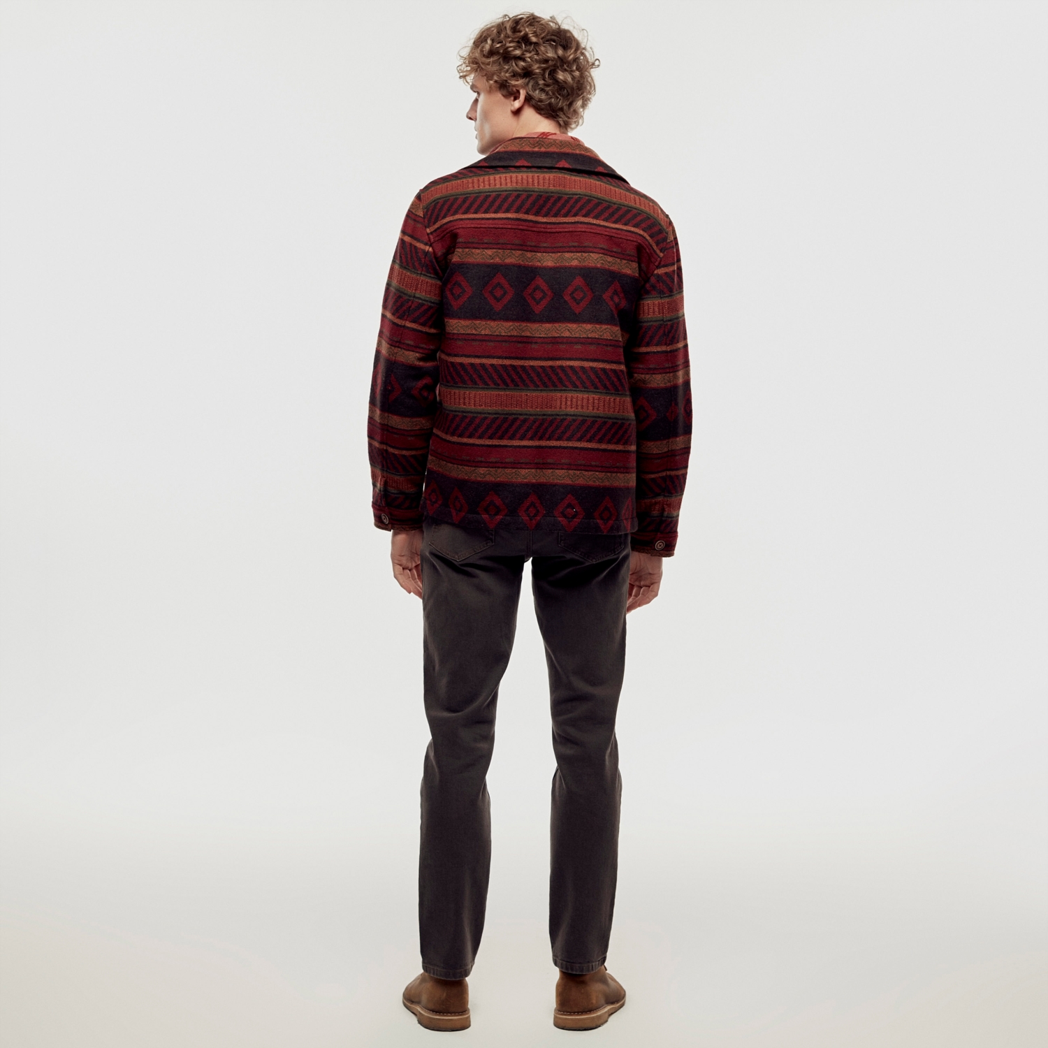 ETNİK DESENLİ CEKET