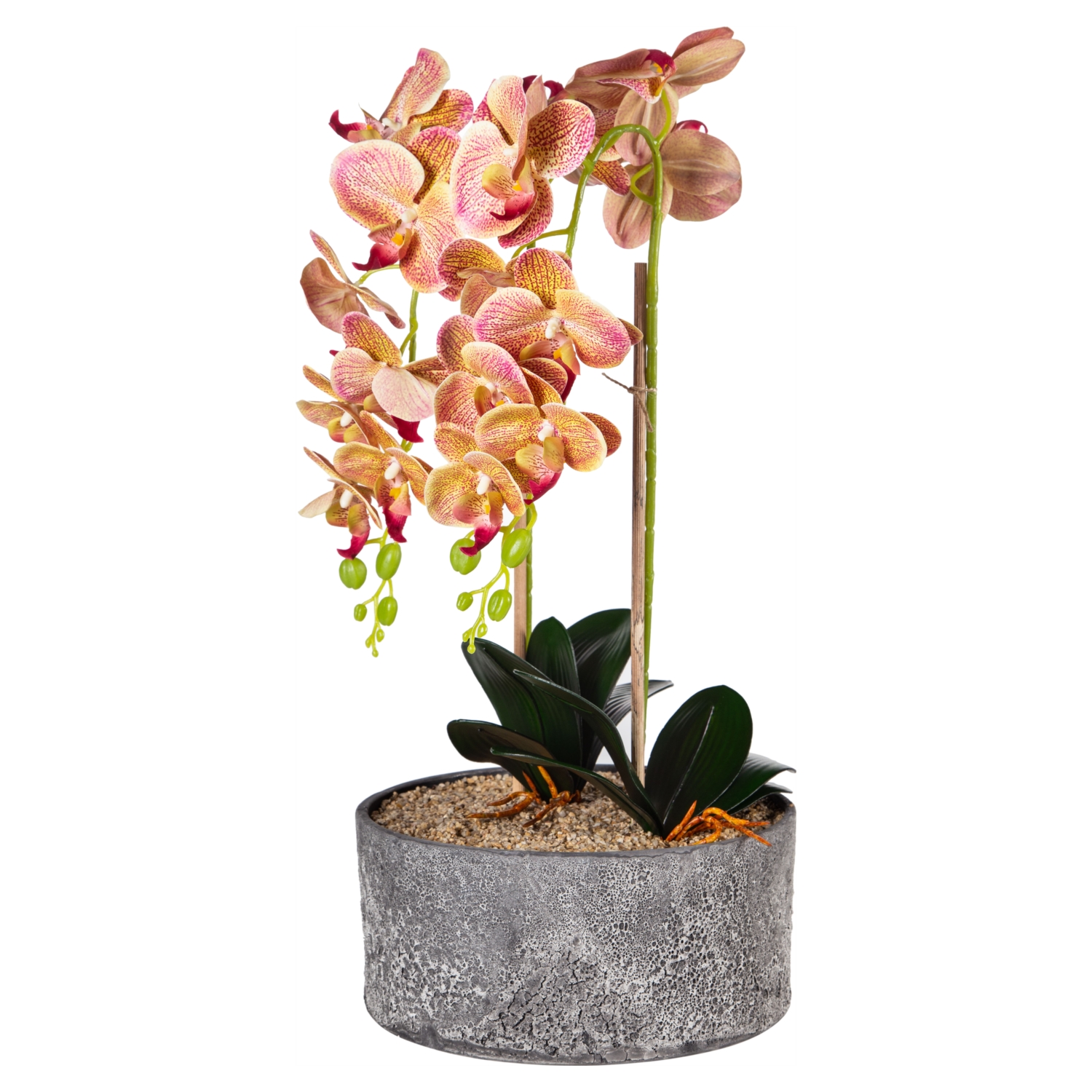 SAKSILI TURUNCU ORKİDE 27X70CM