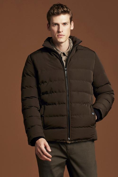  DİK YAKA ŞİŞME MONT