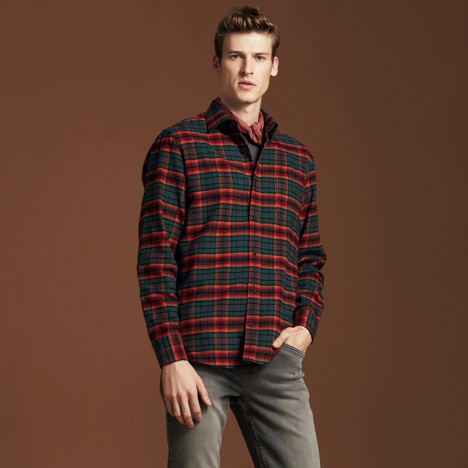 EKOSELİ FLANEL GÖMLEK